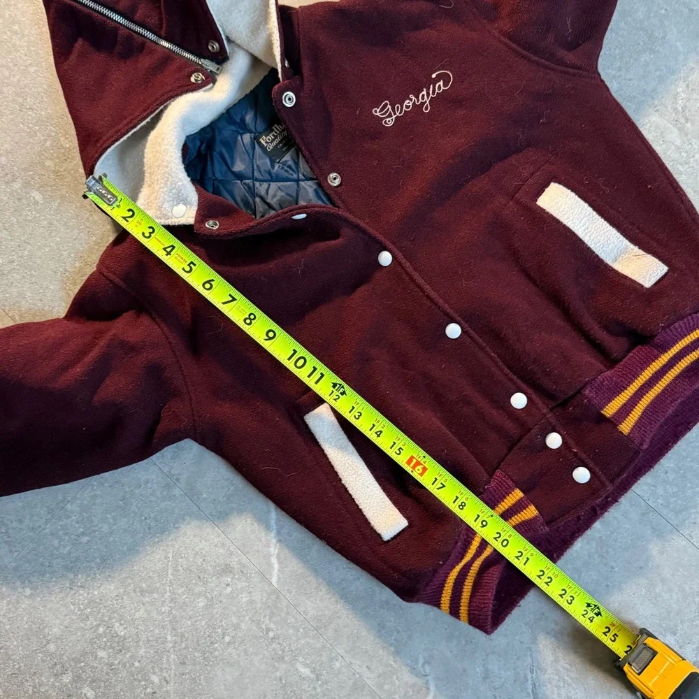 Vintage Henry Ford II Varsity Letterman Cheerleading Jacket